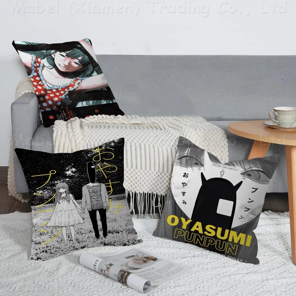 Goodnight Punpun Pillowcase Toon Gift Cushion Cover Bedroom Home Sofa Chair Seat Decor Pillow Case