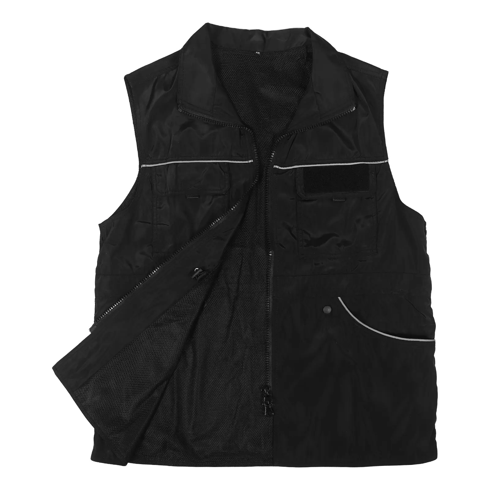 Training Vest for Dog Handlers Adjustable Breathable Dog Trainer Jacket with Large Pockets Night Agility Reflective Vest for Pet