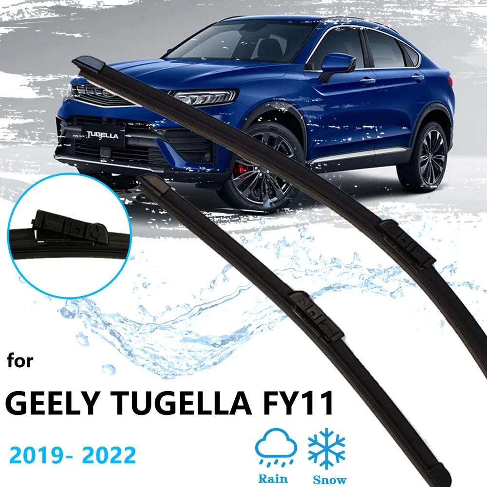 Geely Tugella FY11 Xingyue 2019 2020 2021 2022 Frameless Wiper Blades Rubber  Arm Car Accessory Cleaning High Quality