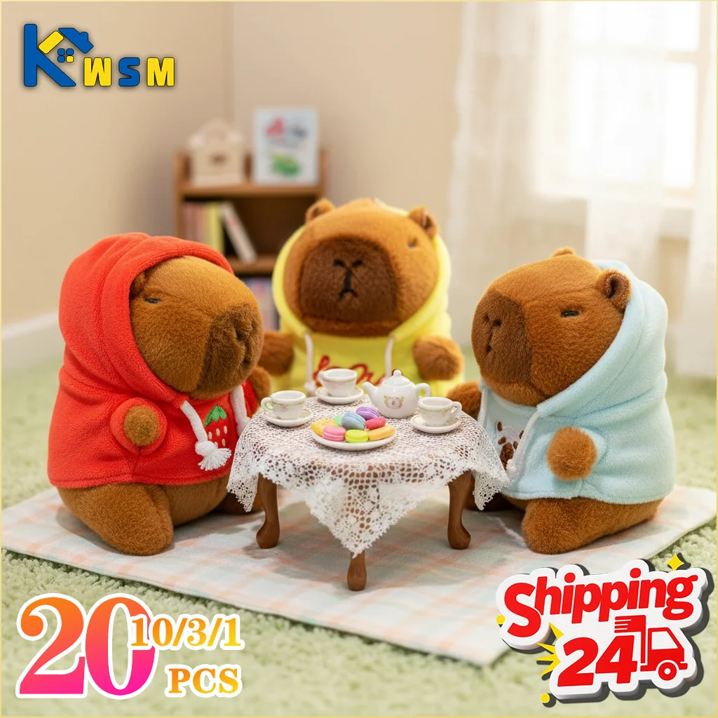 

Cute Capybara Plush Pendant Water Dolphin Plush Toy Keychain Bag Charm Pendant Kids Birthday Gift Holiday Party Favor Accessorie