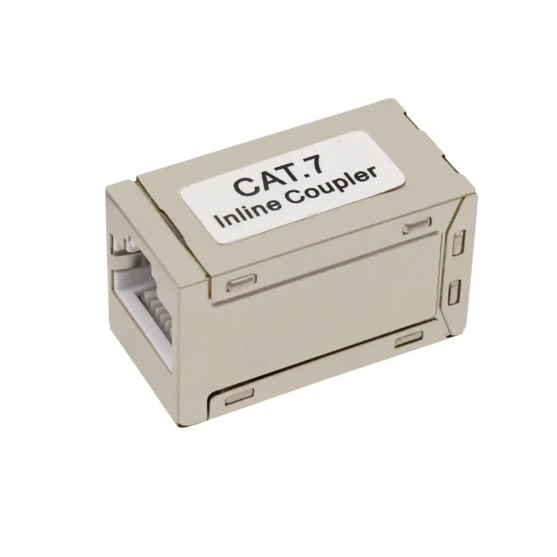 

RJ45 Coupler Ethernet Extender 10Gbps, Cat7 Ethernet Coupler Female to Female Connector for Cat7/ Cat6/ Cat5e Cabl
