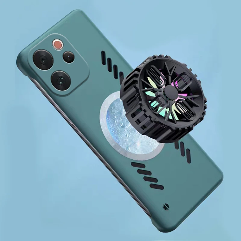 Biruiqu For VIVO V70 Bezel-less Case Magnetic Attachment Slim Heat Dissipation PC Phone Case view 6