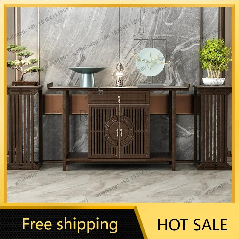 PG T28- New Chinese Entrance Table Nanzhu Entrance Table Strip Buddha Table