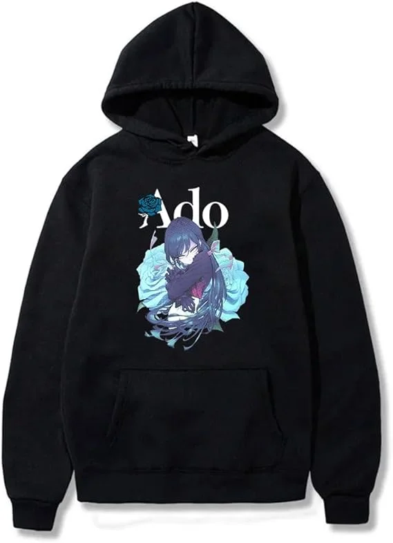 

Толстовки с капюшоном Ado Roses Pose Wish World Tour Merch, пуловеры унисекс, модные повседневные толстовки с длинными рукавами