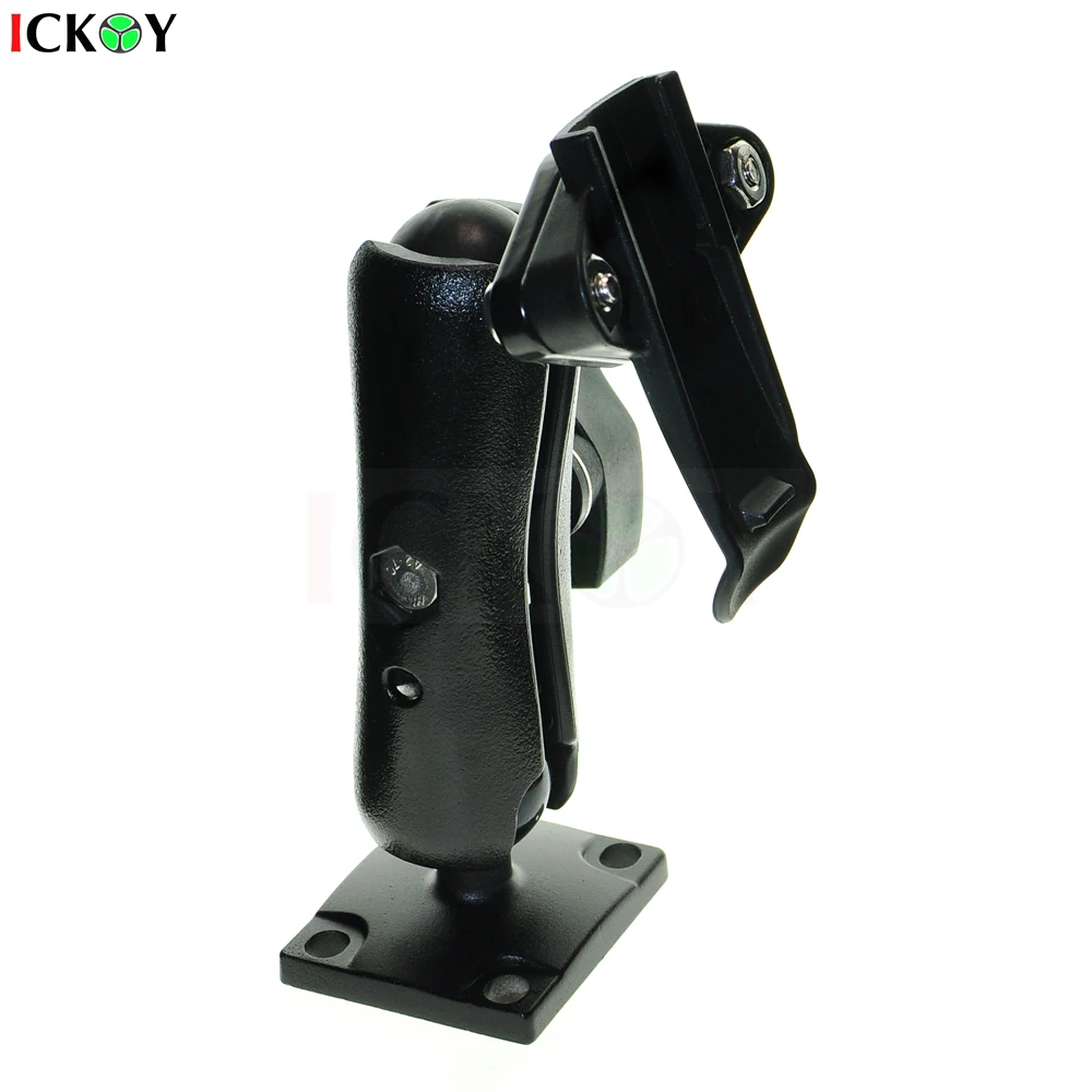 Square Plate Bracket+Mount Stand Holder Adapter+Double Socket Arm for Garmin GPSMAP 65 64 66 67 eTrex 32x 22x 30x Alpha 200i 300