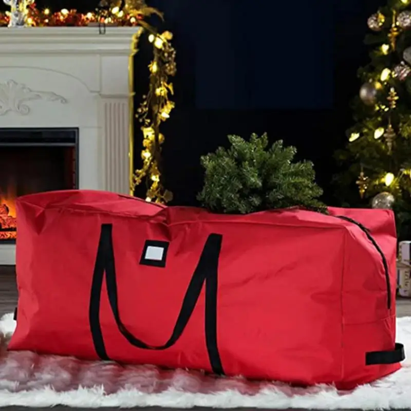 Foldable Christmas Tree Storage Bag Extra Large Oxford Cloth Home Organizer bag For Storing Christmas Utenciles Decor Garland