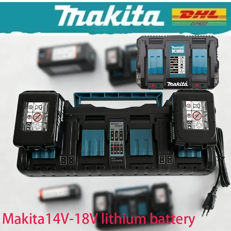 

Original Makita charger DC18RC 3A Li-ion compatible with 14.4V 18V LXTBL1815 BL1860 BL1430 BL1450 Makita18v Batteries charger