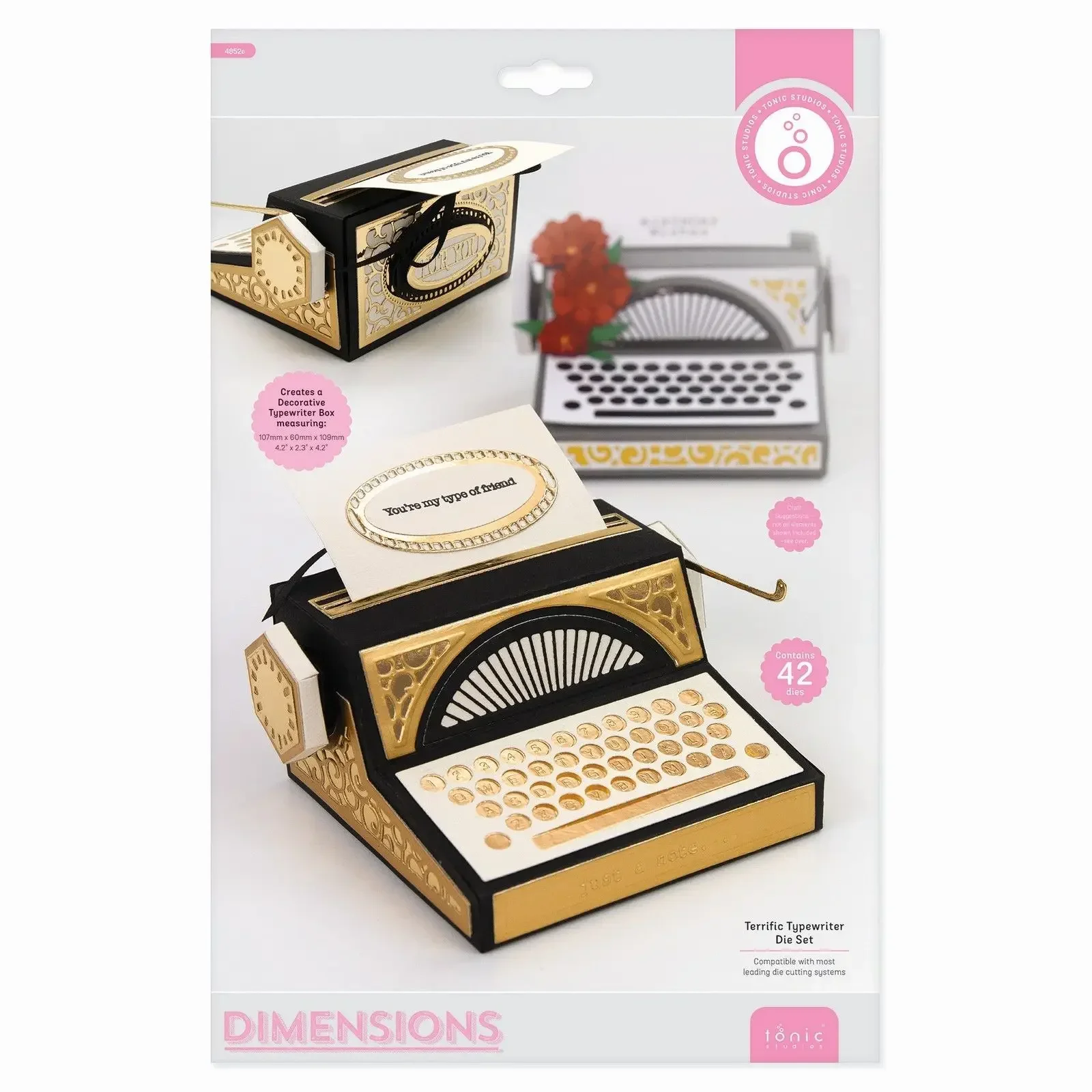 Playful Gift Box Big Top Carousel Terrific Typewriter Camera New Metal Cutting Dies Decoration For Scrapbooking Craft Diy Album