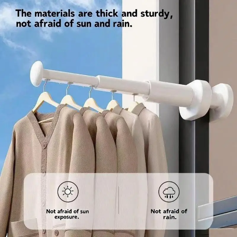

Travel Telescopic Clothes Rack Portable Clothes Hanger Multifunctional Storage Home Trip Antislip Clothing Drying Rack Tool