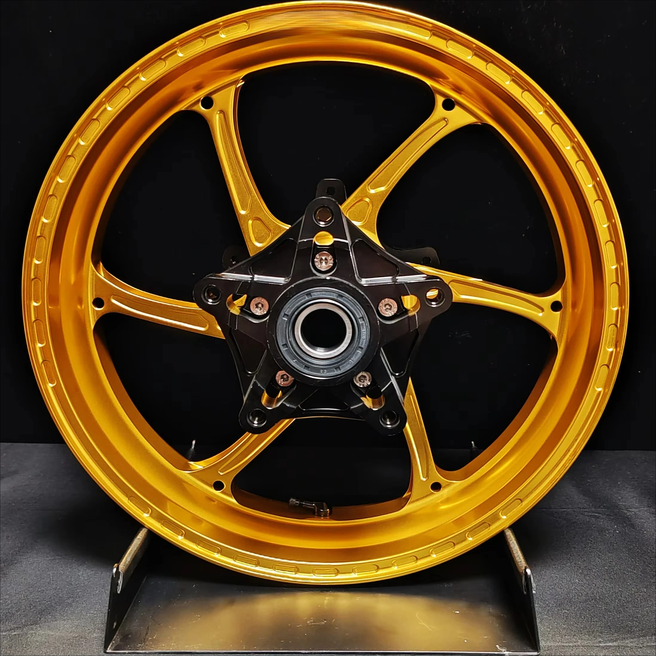 TMAX 530 560 2012-2024 Aftermarket Forged Wheel Hub Lightweight Racing CNC Wheel Rim 15x3.5 15x4.5 Made in China