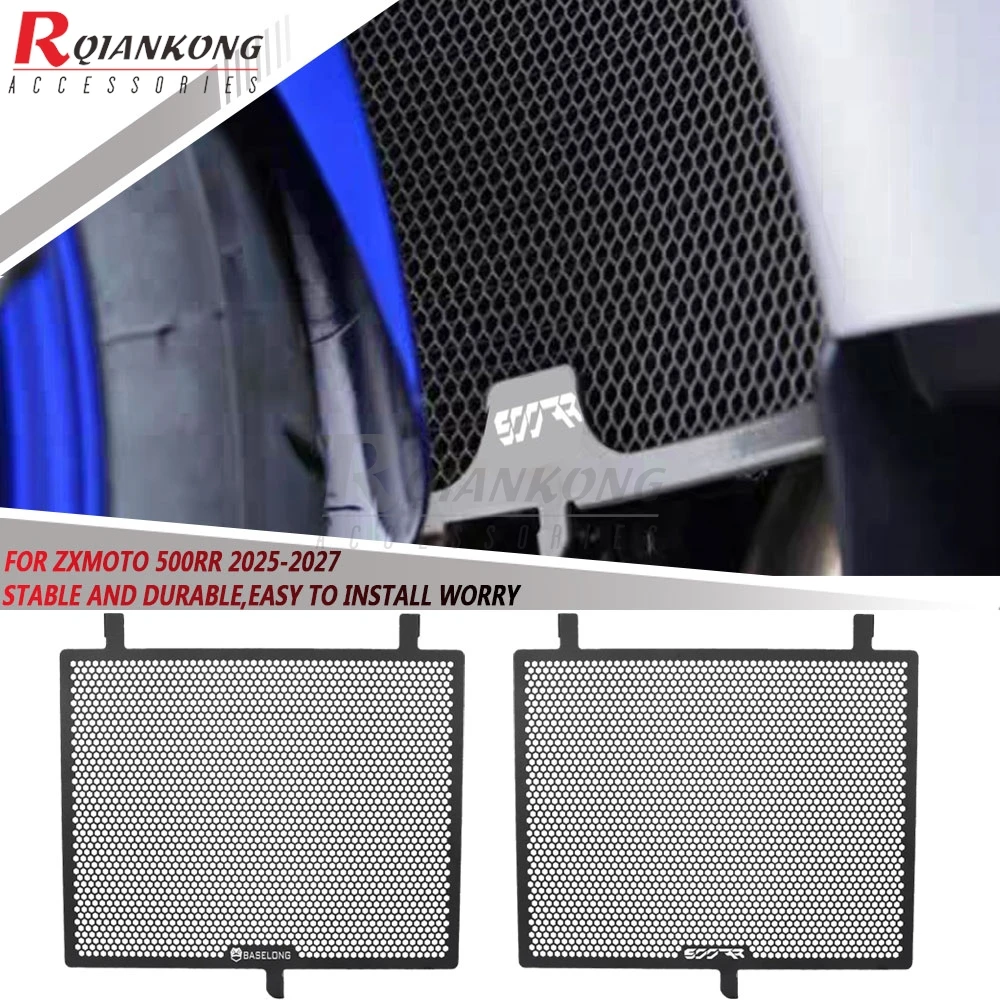 Motorbike Radiator Grill Guard Grille FOR ZXMOTO 500RR Zhang Xue Moto ZX 500 RR ZX-500RR 500RR-ZX 2025 2026 2027 Protector Cover
