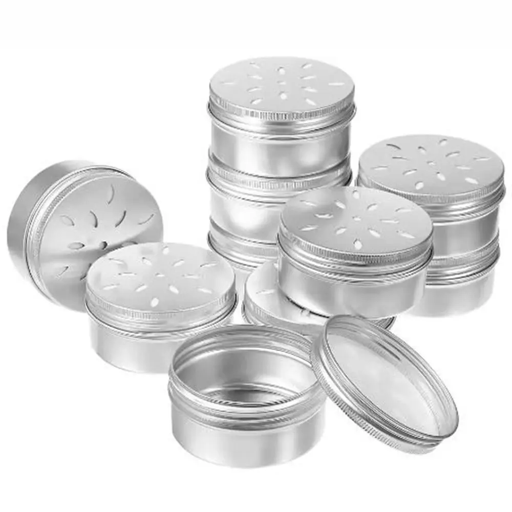 

Aluminum Tin Can Empty Refillable Portable Travel Sample Container For Storing Cosmetic Face Cream Nail Powder Candle