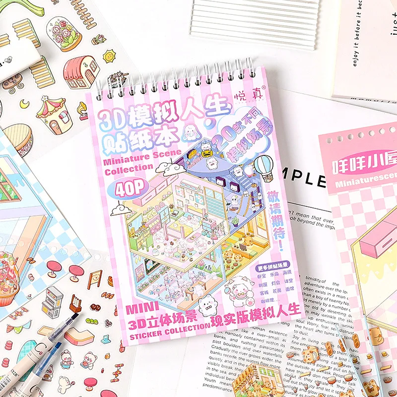 20-escenas-40-pegatinas-de-dibujos-animados-en-miniatura-para-paisajismo-escena-de-cabana-para-apilar-y-pegar-regalo-lindo-para-diario-creativo