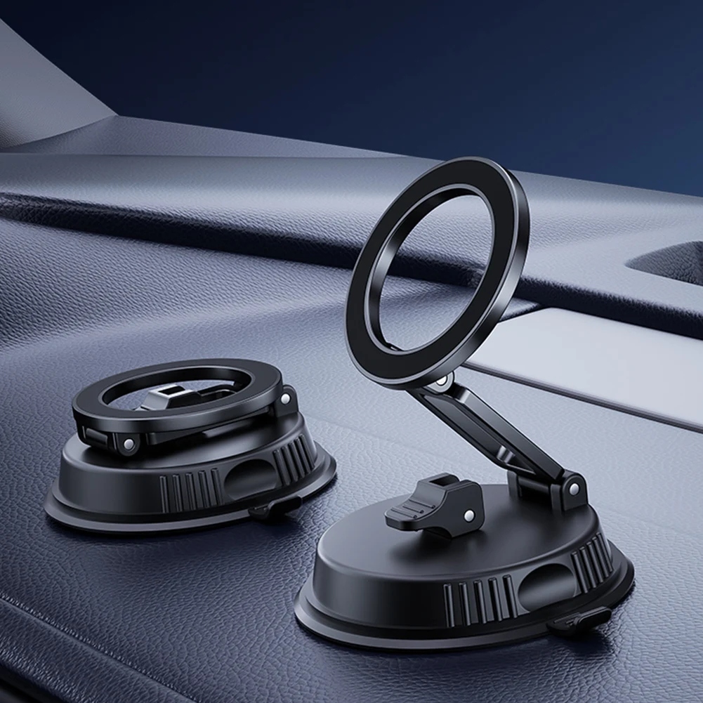 المغناطيسي فراغ سنادات بالسيارة حامل هاتف فراغ الامتزاز سيارة الهاتف جبل للطي حامل هاتف المحمول لمرآة المطبخ سيارة