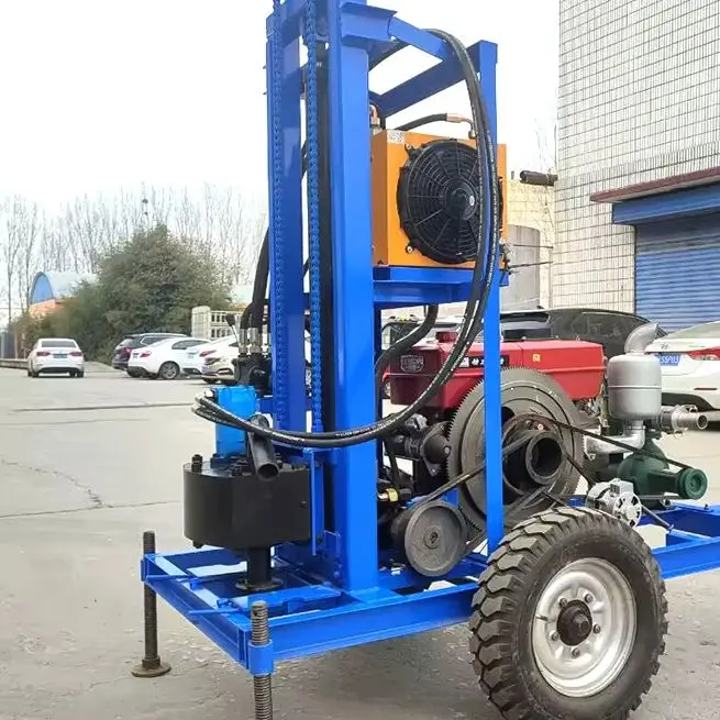 

Customized Professional Diesel Water Well Drilling Rig 35HP Crawler Hydraulic 100m 150m Efficient Drilling Rig