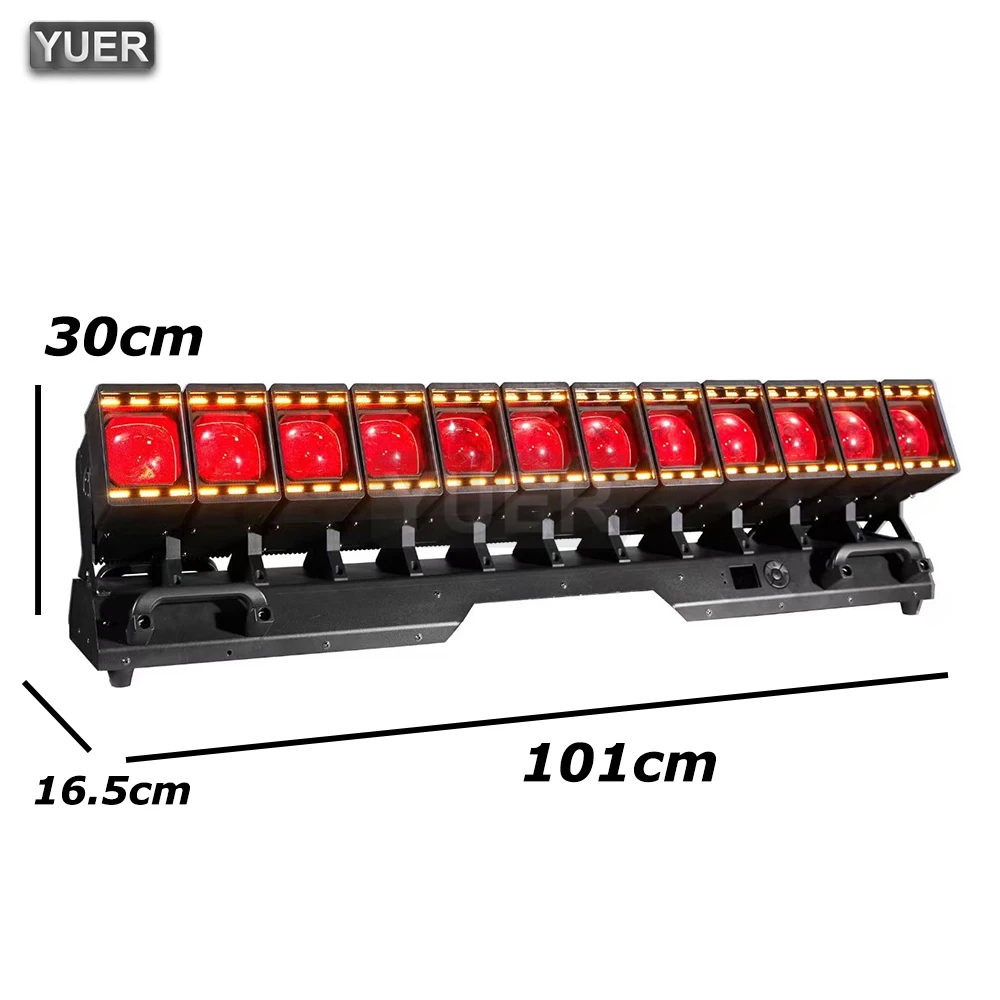 

НОВЫЙ светодиодный светильник с подвижной головкой 12x60 Вт, пиксель для мытья пикселей с кольцевым управлением, DMX512 RDM, стробоскопическая затемнение для сцены, клуба, DJ, бара, концертного шоу