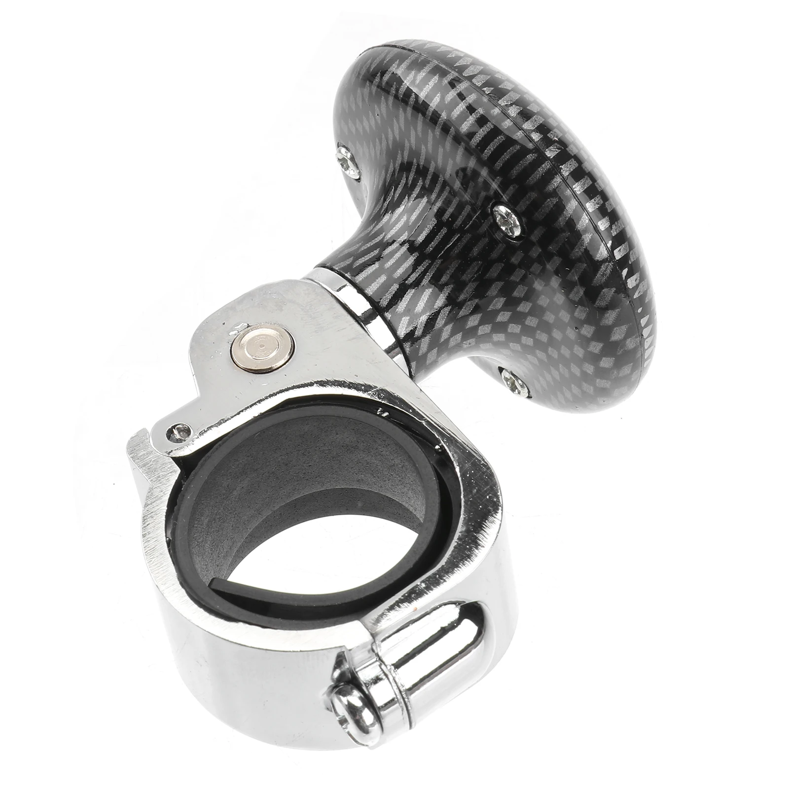 

Carbon Ball Steering Wheel Knob Durable Alloy Material 360Degree Rotatable for Cars Trucks Vehicles