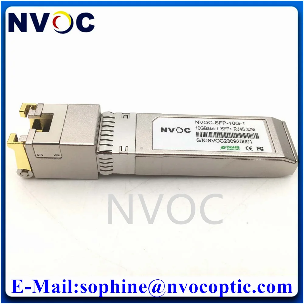 

Pure Trillion 10G Copper Ethernet RJ45 Module Compatible ARUBA 10GBASE-T SFP+ RJ-45 30M Fiber Transceiver