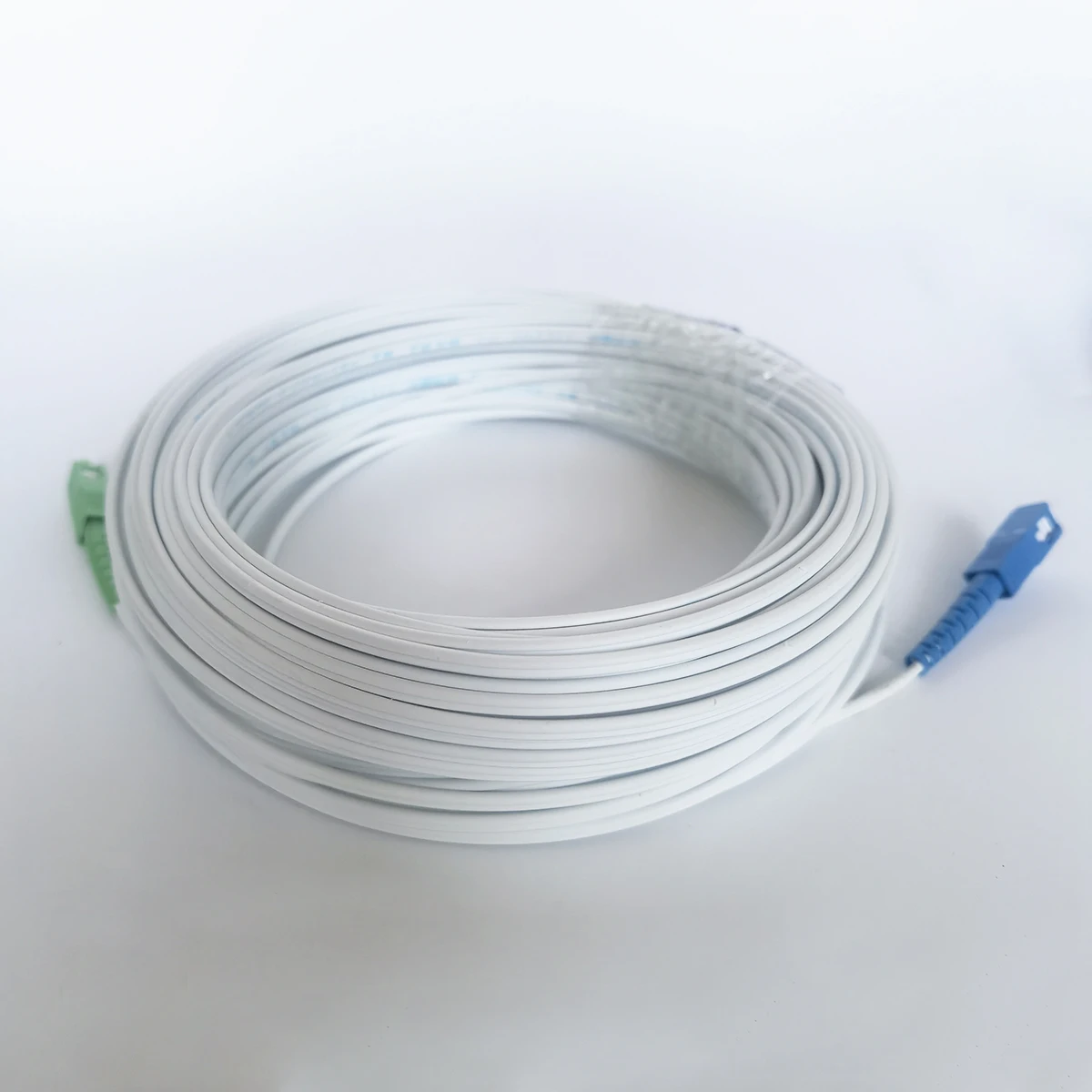 SC/APC-SC/UPC Fiber Optic Drop Extension Cable 10-40Meters Single-Core Single Mode Simplex FTTH Indoor Drop Cable Patch Cord