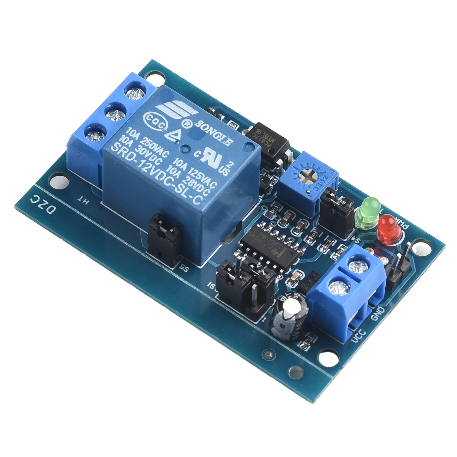 DC 12V Normally Open Delay Relay 0.1s To 1h Adjustable Timer Switch For 250V AC 10A Load Control And Power Protection
