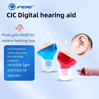 Feie 2023New Digital CIC Hearing aid Aids High Powerful Sound Amplifier S-10B It Is Suitable For Patients With Moderate Deafness