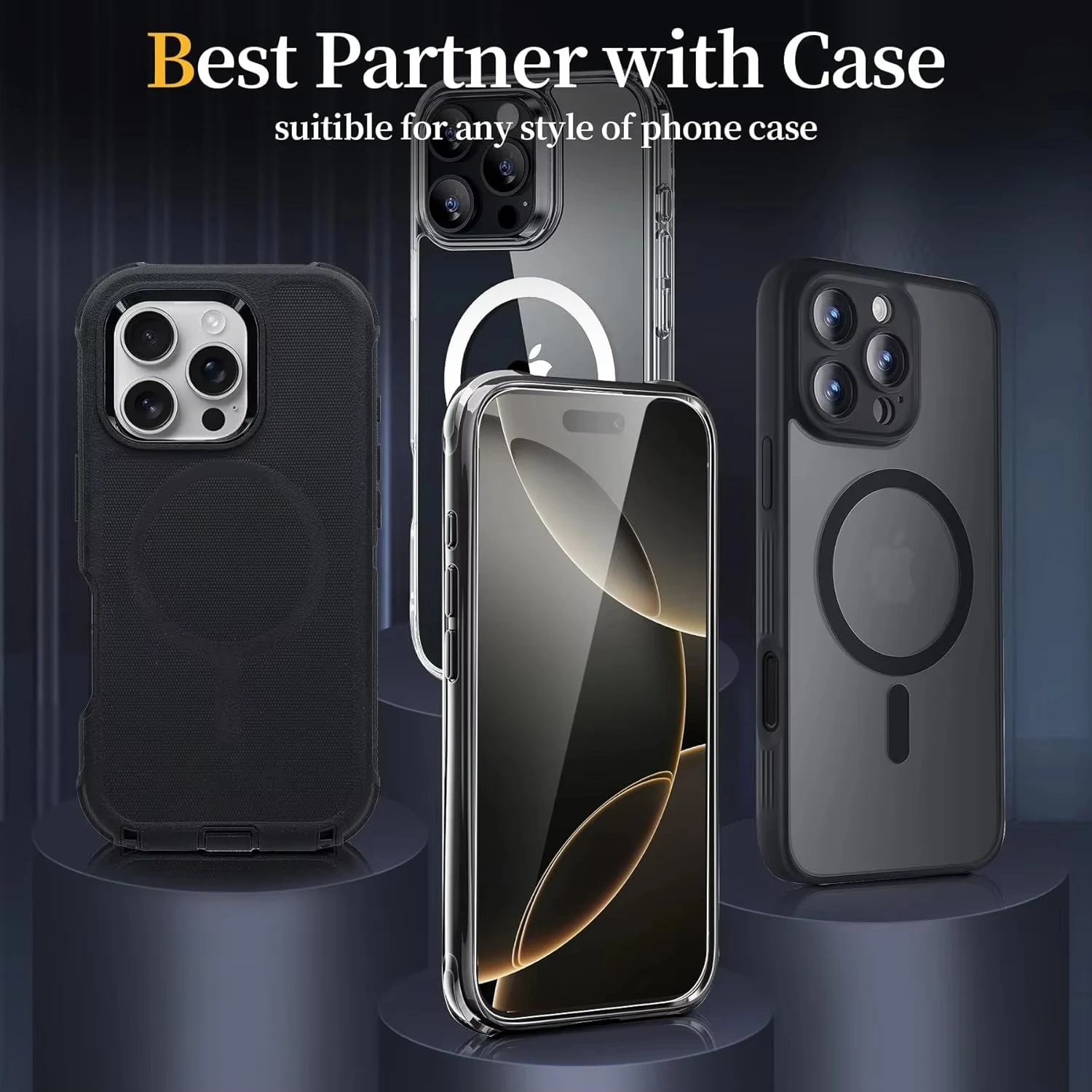 1-5PCS Screen Protector For iPhone 16 17 Pro Max 18 13 11 15 14 Plus 16E 12 Mini XR Xs X 7 8 Air 17pro Protective Tempered Glass view 6