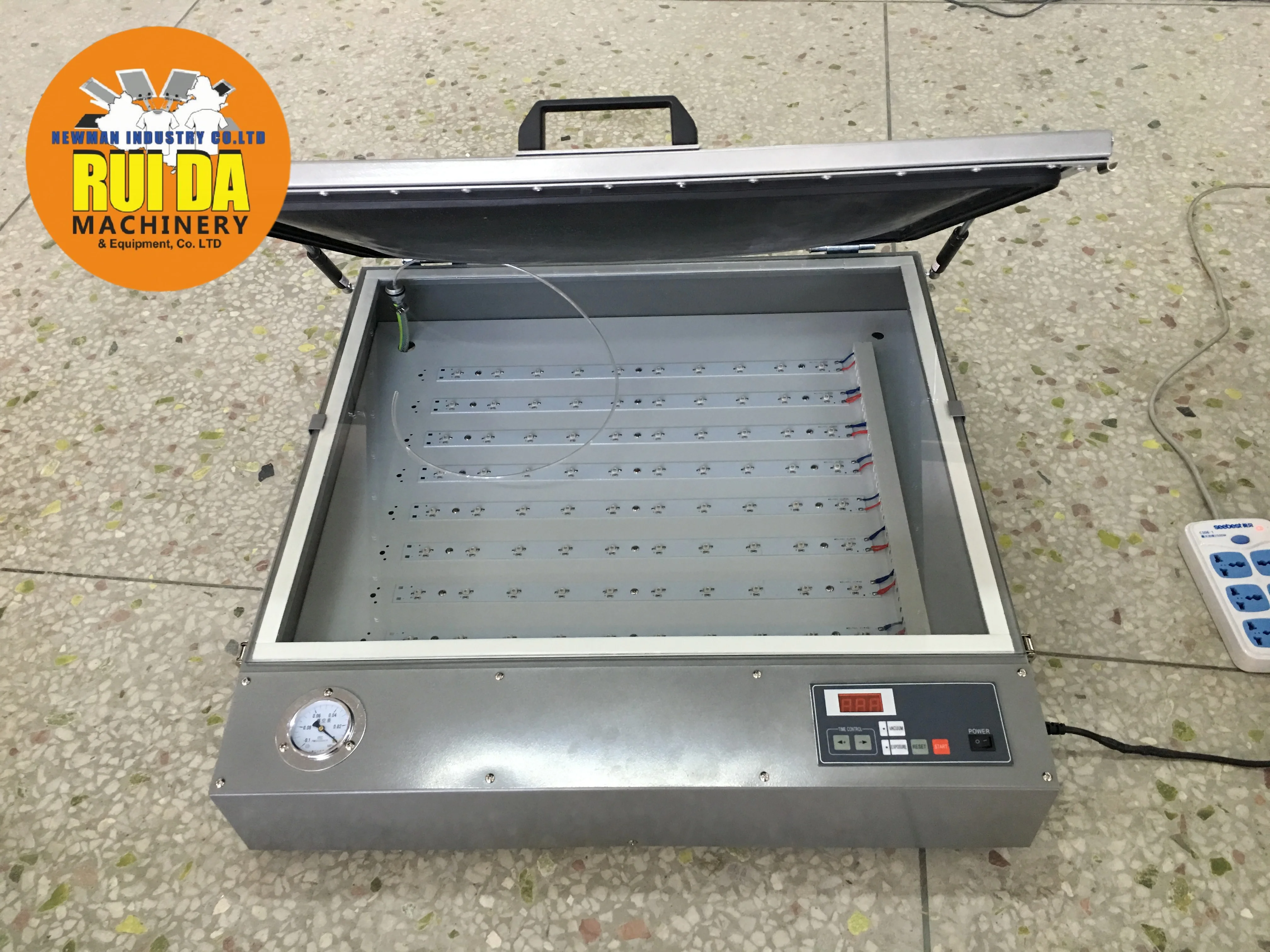 Led Exposure Unit Machine 500*600mm Tabletop Exposure Vacuum