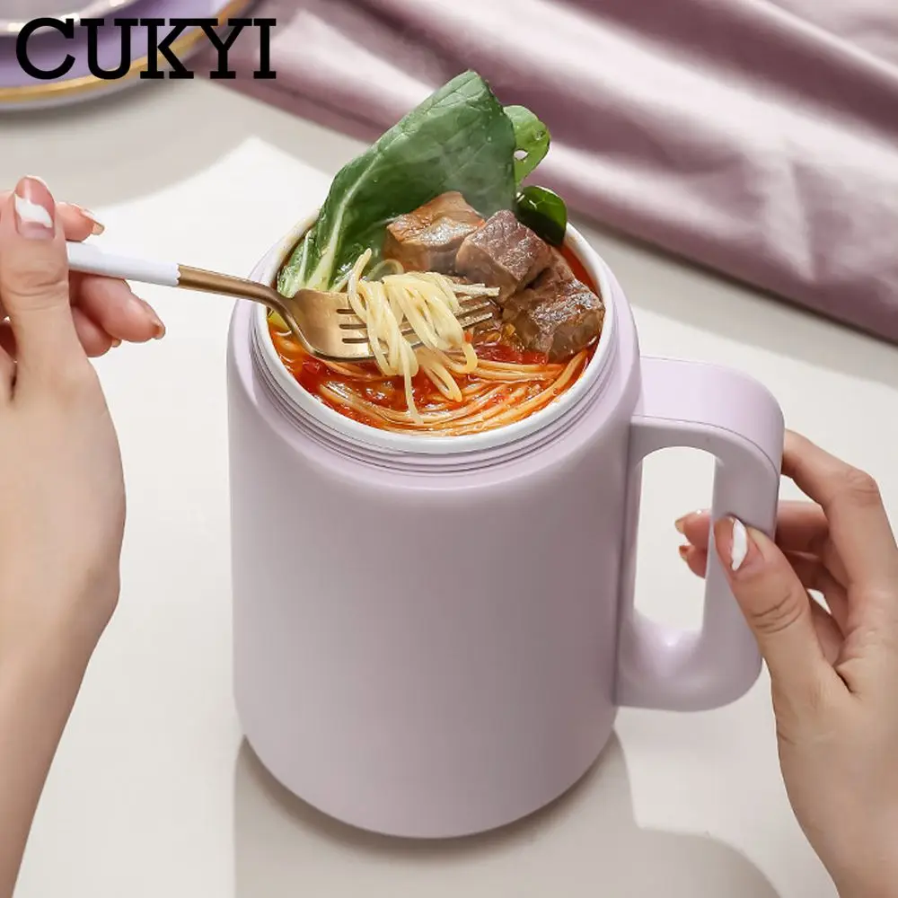 CUKYI 1L Health Pot Electric Kettle Porridge Boiling Machine Stew Soup Cup Slow Cooker Water Boiler Tea Maker Office Warmer 220V