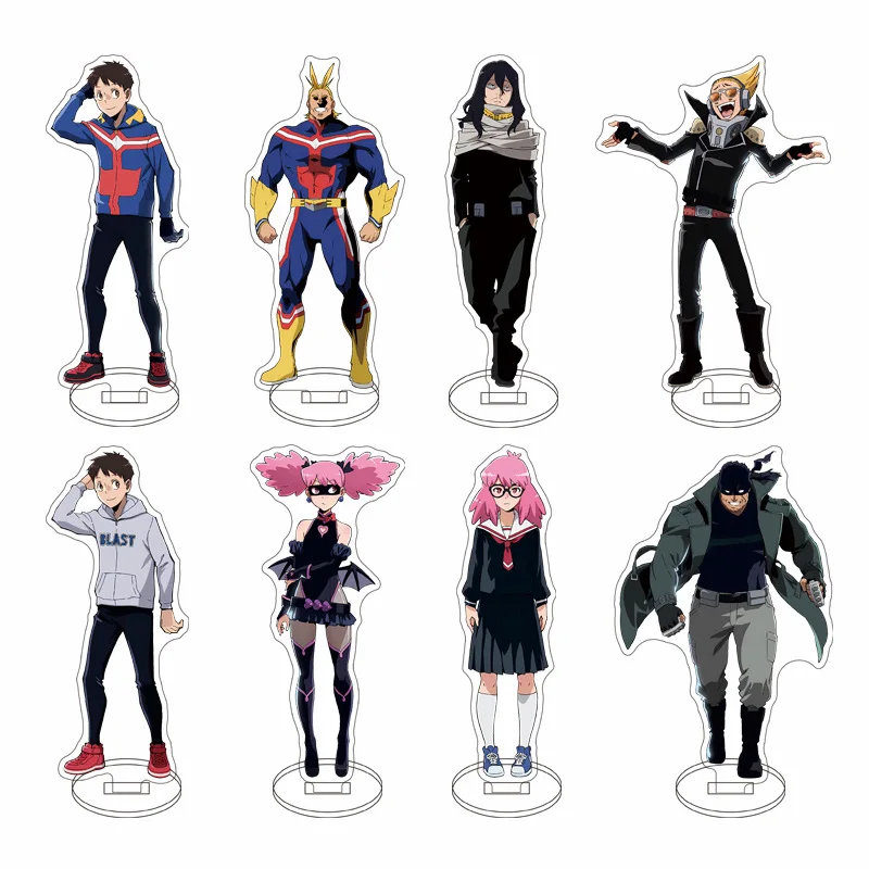 Anime My Hero Academia: Illegal Hero  Acrylic Stand Model Figure Cosplay Plate Holder Topper Fans Christmas Desk Decor Plate Gif