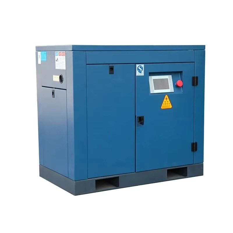 Screw Air Compressor for Auto Repair Shop 7.5-22kW Vertical Silent Design 380V for Tire Changing Impact Wrench