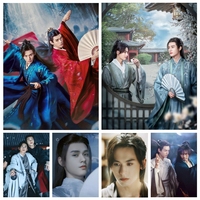 Chinese TV Show Shan He Ling Poster Word Of Honor Diamond Painting Cross Stitch Kit Full Drills Art Craft For Home Decor