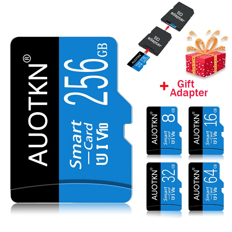 Tarjeta de memoria Clase 10 de 256GB, 8GB, 16GB, 32GB, Micro TF, SD, C10, 4K, HD, 128GB, Mini SD Flash, 64g, para cámara GoPro, DJI, Nintendo