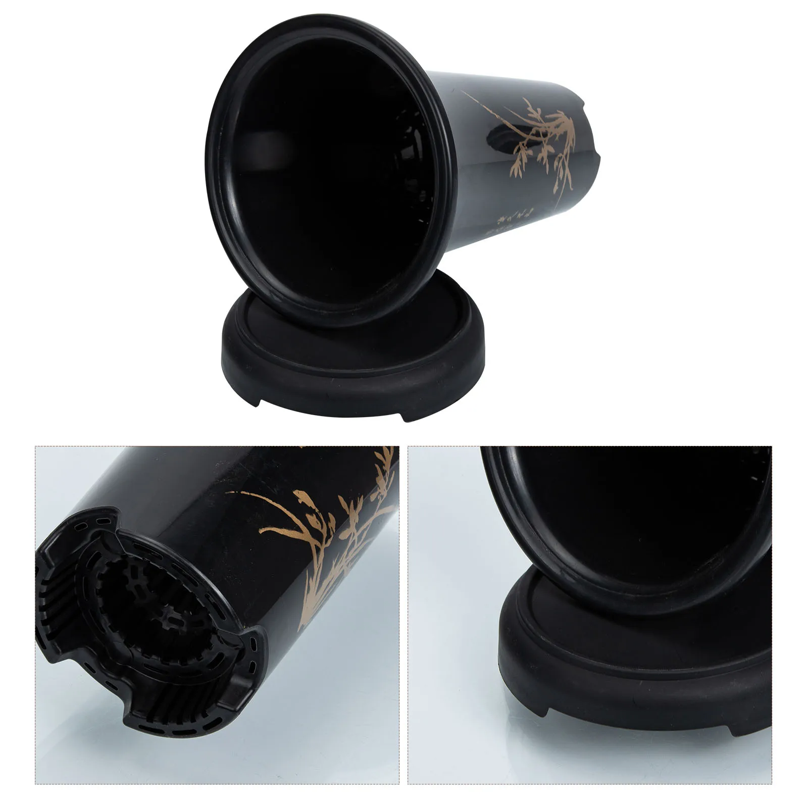 

Orchid Flowerpots Household Planters Plastic Planting Pot Garden Balcony Indoor Small Pp Vase Drainage Holes Replacement