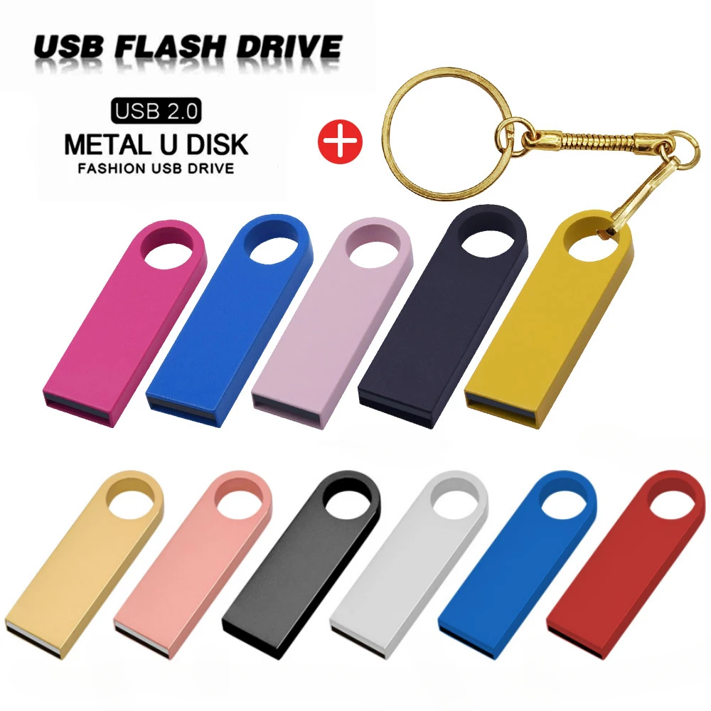 Pen drive 128GB USB kreative Golds chl üssel USB 2,0 USB-Flash-Laufwerk Pen drive 4GB 8GB 16GB 32GB 64GB 128GB Memory Stick Geschenke