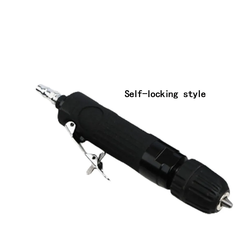 3/8 Inch Straight Pneumatic Drill 2500 RPM Heavy=Duty Air Drilling Tool With Ergonomic Grip For Metal= Wood Working