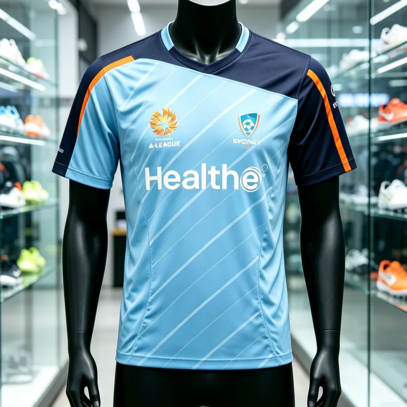 Parents-children Sydney Soccer 3D Print Men Kids Football Quick Dry Short Sleeve Australia League Fan Football  Parent-child