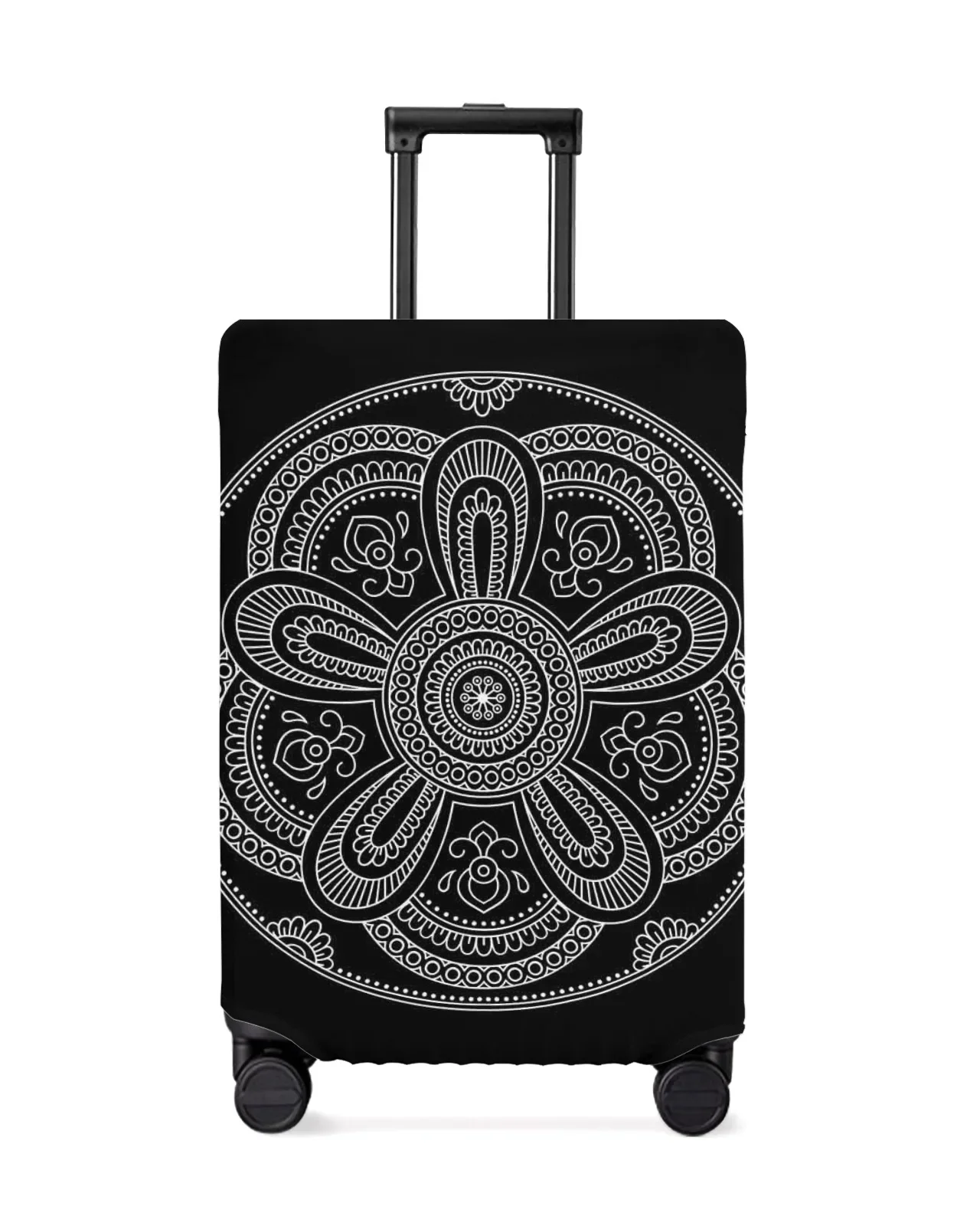 Custodia protettiva modello Mandala per accessori da viaggio valigia custodia antipolvere elastica custodia protettiva