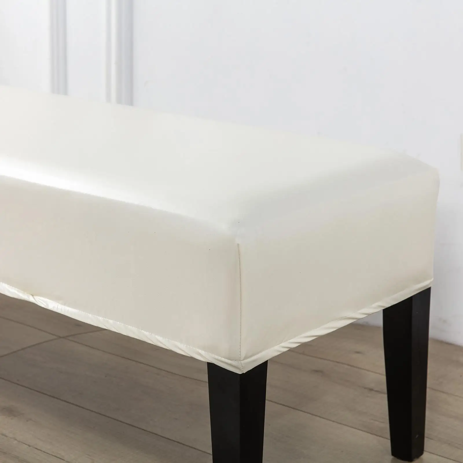 Elastic Bench Cover Waterproof Dining Seat Protector for 42 to 54 Inch Bench Living Room Hotel Use