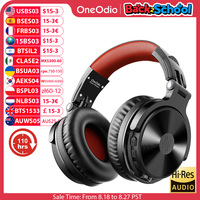 Oneodio 110h Wireless Bluetooth 5.2 Headset + Wired Gaming Headphones 2 in 1 With Microphone For PC PS4 Skype Type C Headphones