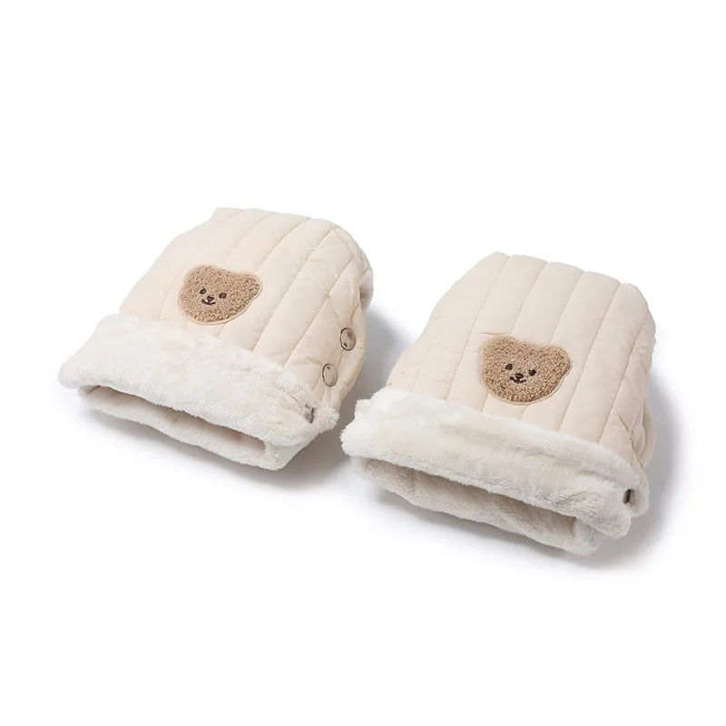 

Stroller Gloves Mommy Outdoor Windproof and Warm Stroller Gloves Thickened Waterproof and Freeze-proof Universal Handle Cover