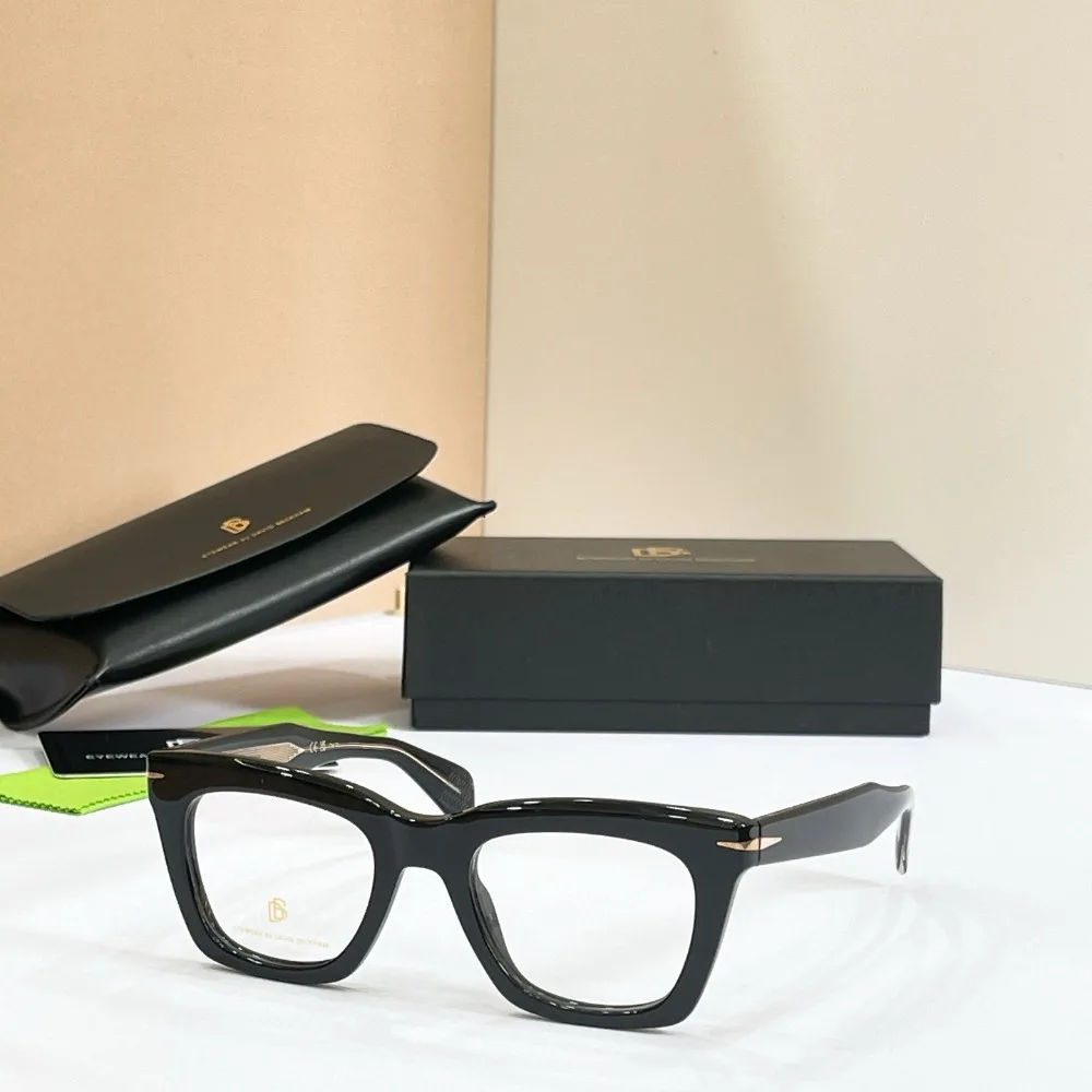 Luxury Brand DB1182 Cat Eye Square Eyeglasses Thick Frame Optical Glasses Classic Casual Daily Retro Fashion Clear Lens Eyewear
