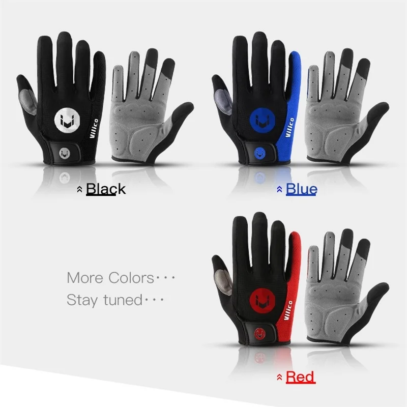 MTB Bike Sports Cycling Gloves Full Finger Men Women Running Fitness Gym Spring Summer Riding Motorcycle Gloves