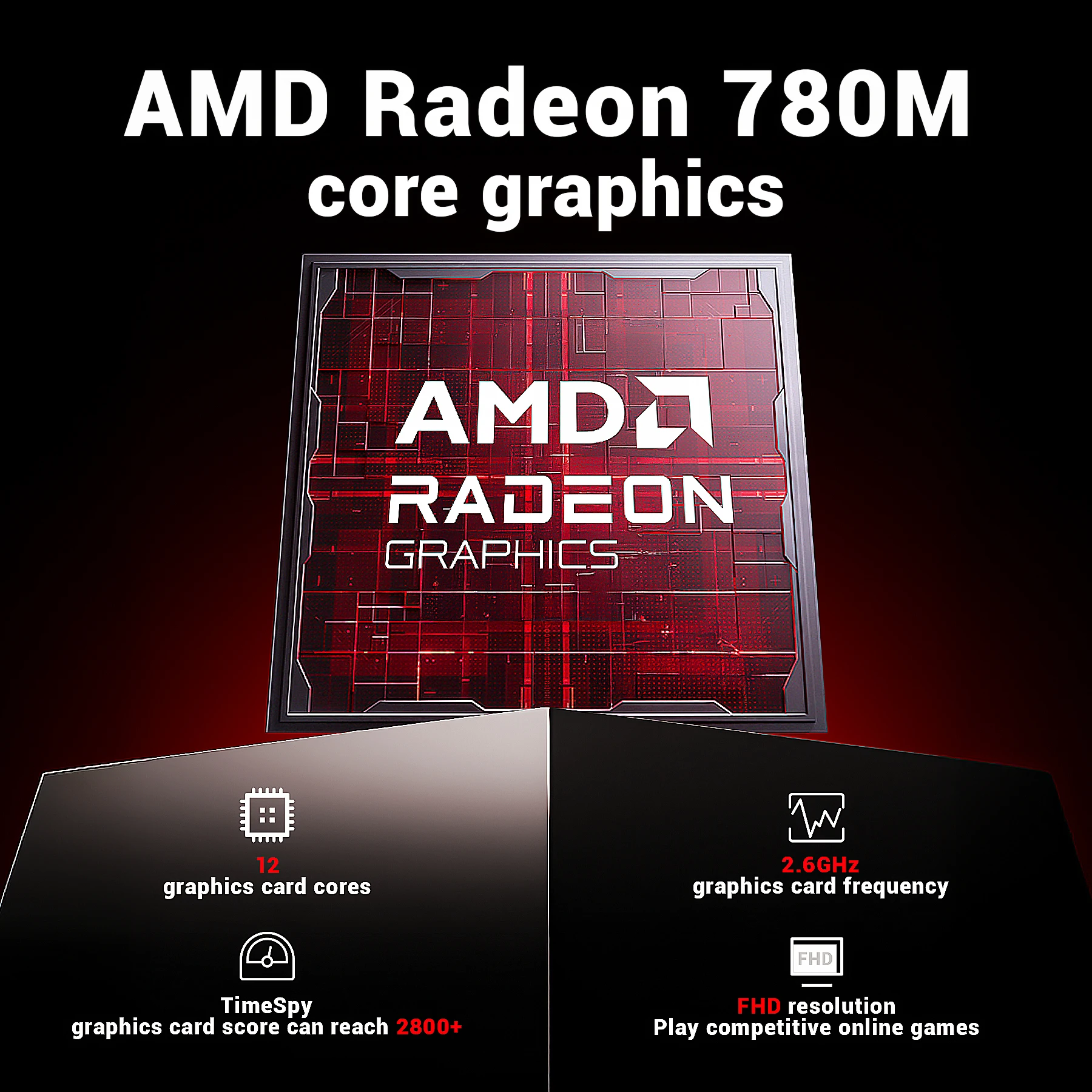 Firebat Mini Gaming PC Computer MN58 AMD Ryzen 7 8745HS AMD Radeon 780M 8C/16T، 32GB DDR5 1TB PCIe 4.0 SSD Windows 11 Support 4K