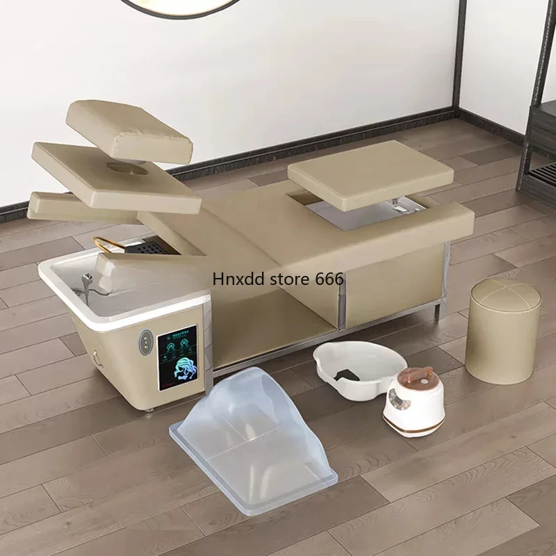 Shower Head Spa Shampo Chair Adjust Foot Makeup Sink Luxury Hair Wash Bed Massage Shampouineuse Beauty Salon Equipment