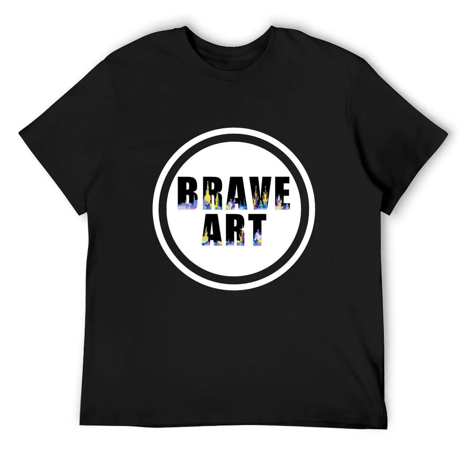 Brave Art T-Shirt oversized t shirt sweat aesthetic clothes oversized graphic tee T-shirt men