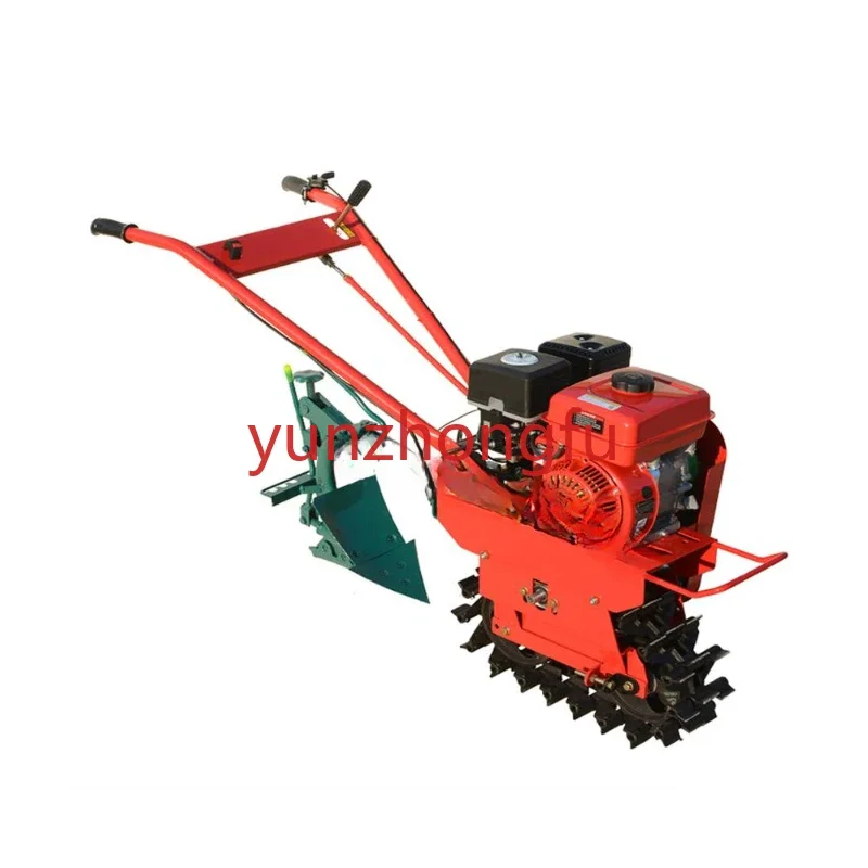 chain track cultivator,trencher,fertilizer and seeder,micro tiller,rotary tiller 170 Gasoline cultivator,wheel plough