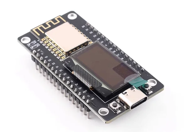 ESP8266 Development Board Serial Port Wireless WiFi Module CH340 Chip Serial WiFi Module with 0.96-inch Screen