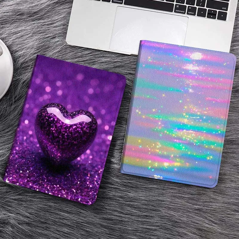 

Sparkling Love Heart For Huawei MediaPad T5 T10s M6 M5Lite SE Honor Tab 5 6 7 V7 V8 X8a X9a Pro Soft Tablet Case Gift