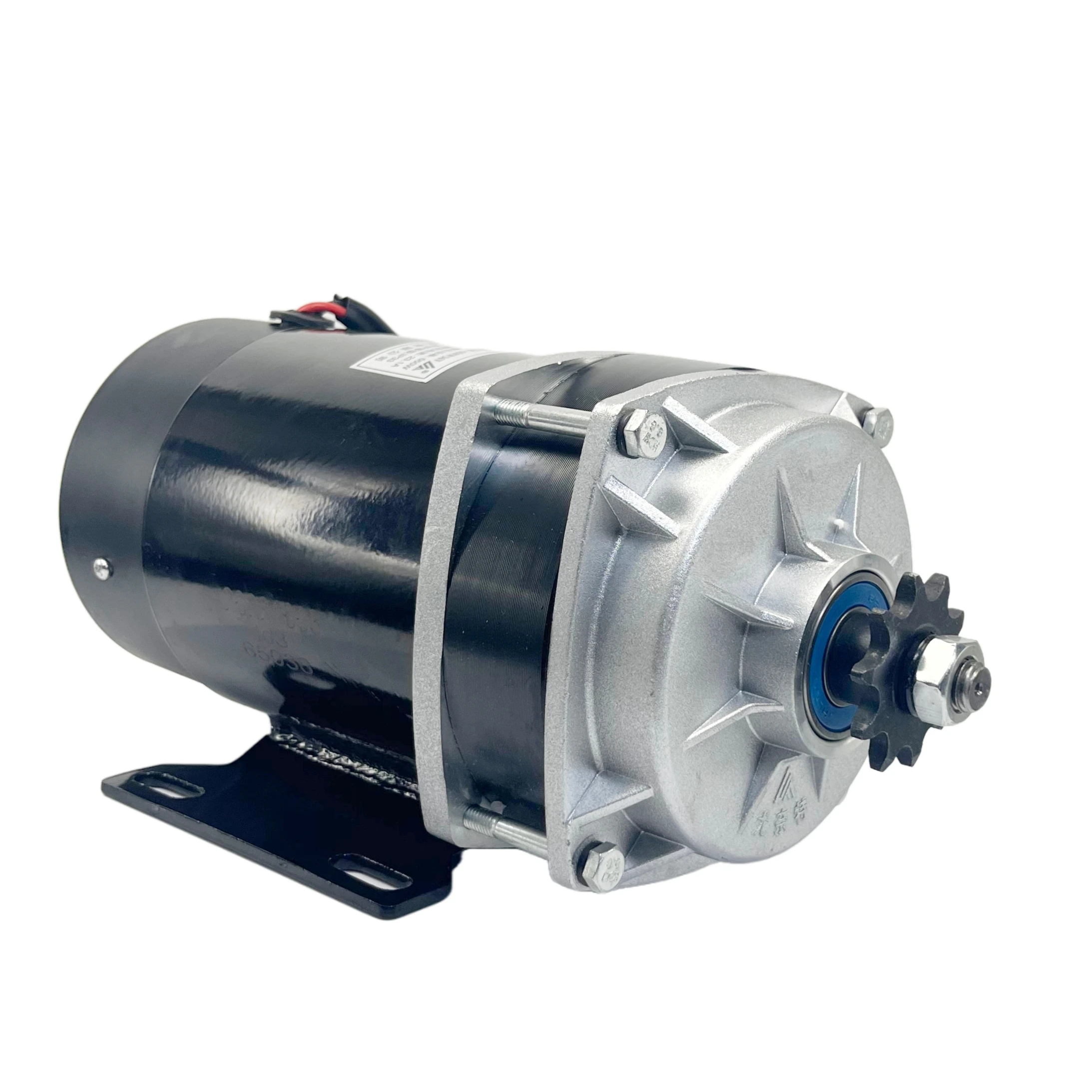 650W DC 24V 36V 48V Brush Gear Motor, DC Gear Brushed Motor,Direct Current Permanent Magnet Brush Motor MY1122ZXFH