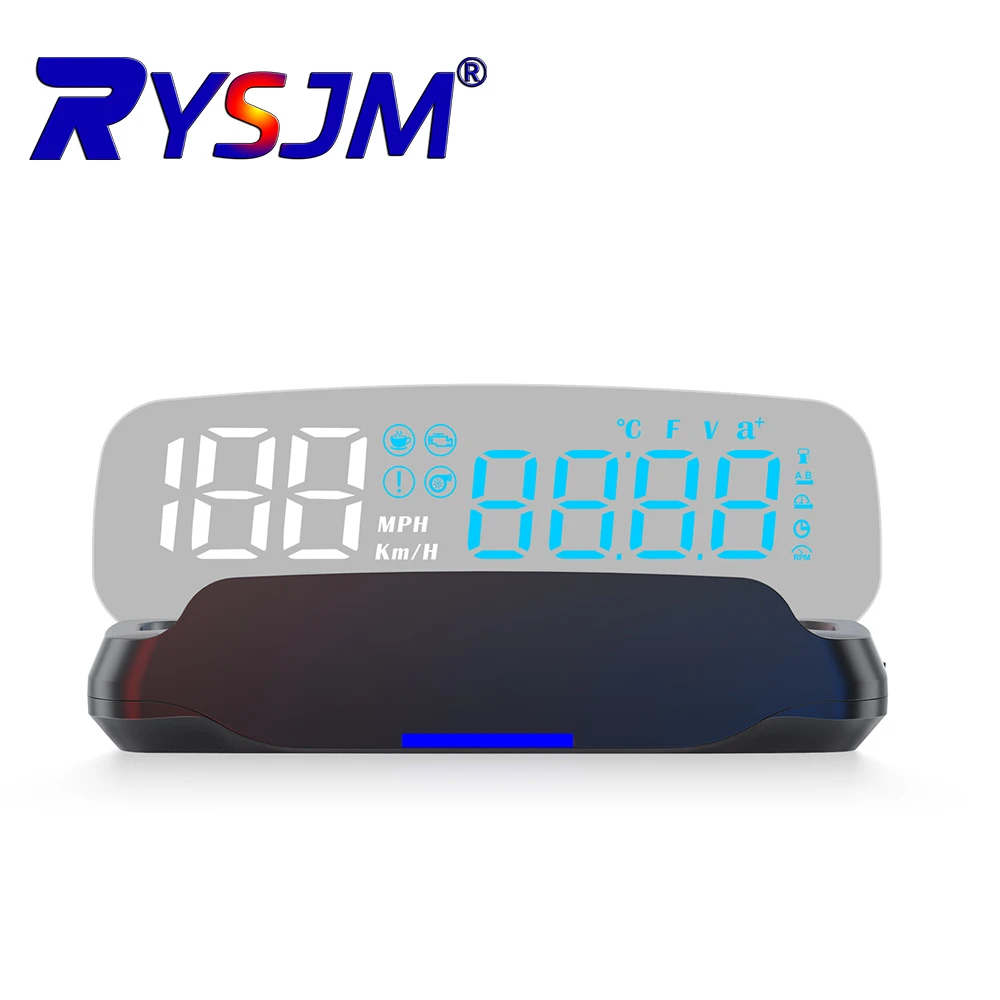 C7 Auto GPS Head Up Display Auto Electronics HUD Projector Display Digital Car Speedometer Accessories Compass KMH/MPH